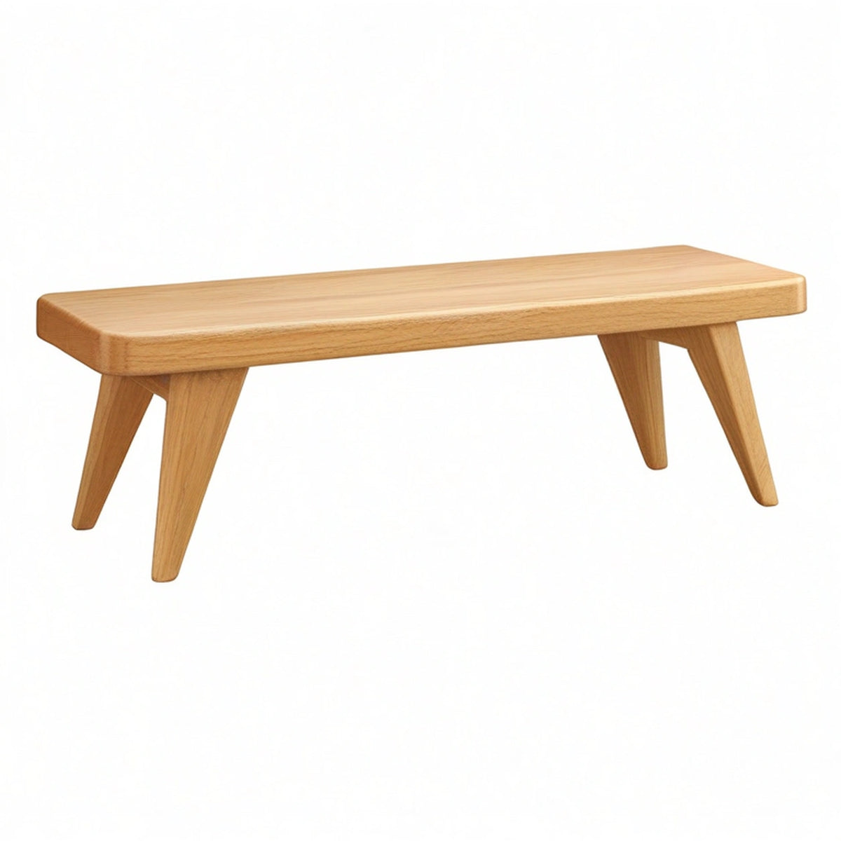 Banc 120 x 35 x 45 cm en bois naturel style scandinave